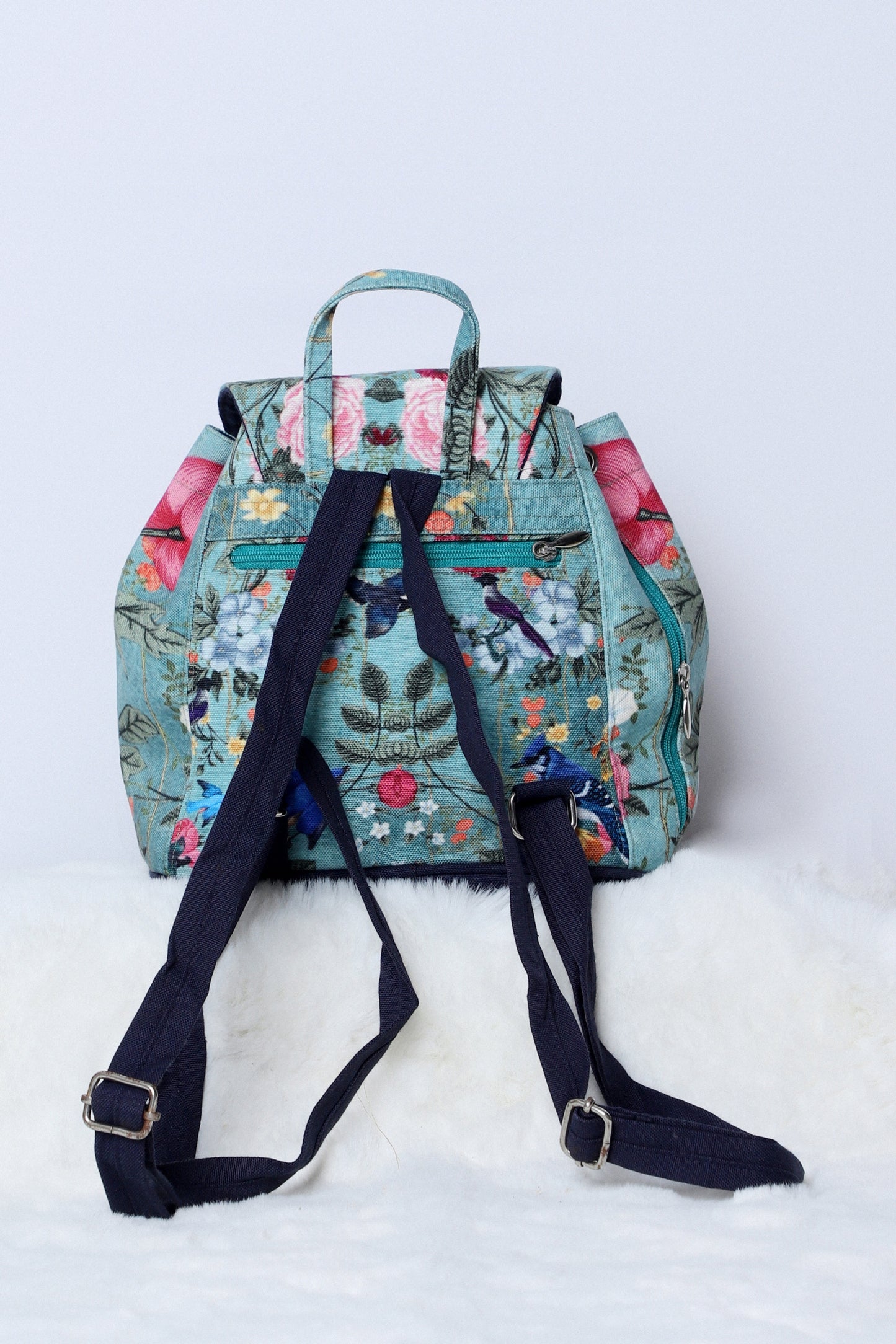 Diva Bag Garden Print Aqua