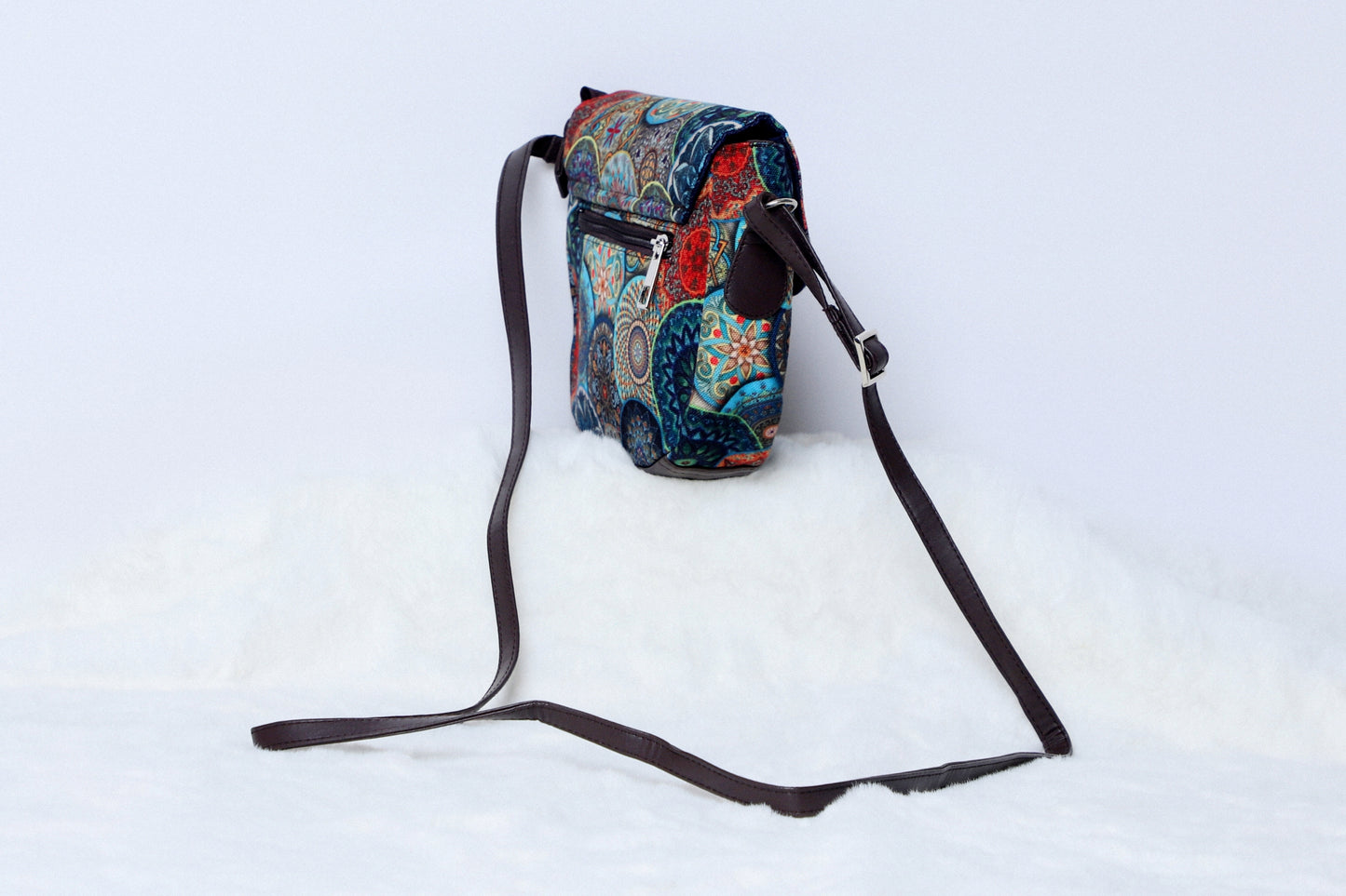 Messenger Bag Mandala Blue