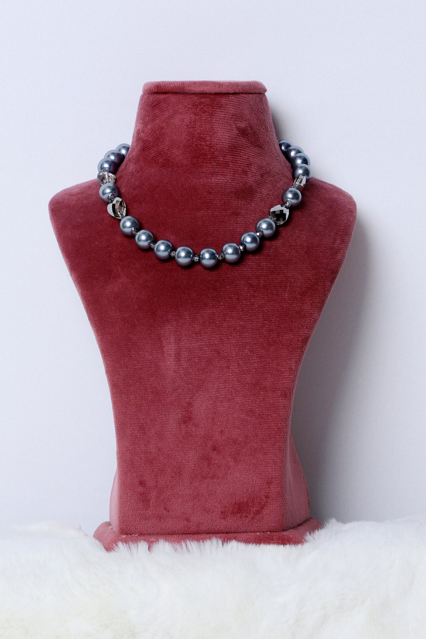 Necklace Moon Mist Grey