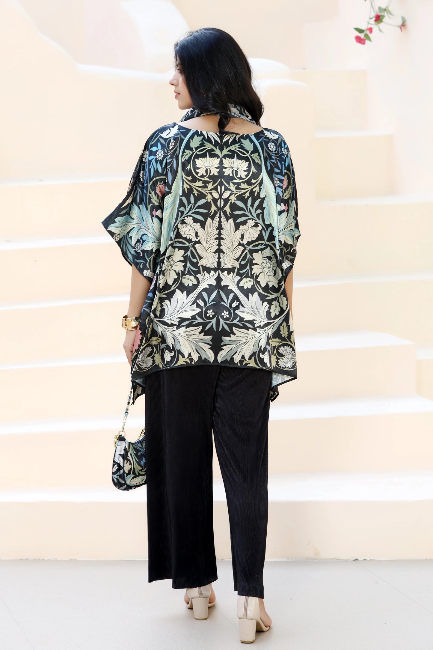 Tunic Top William Morris Black