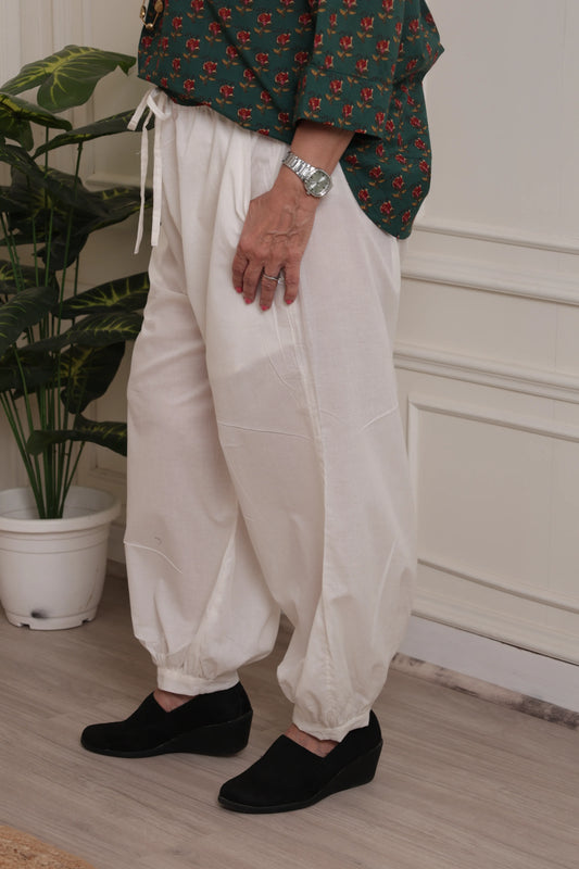 Balloon Pant White