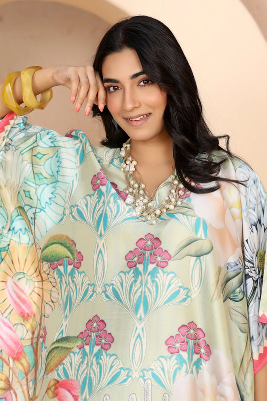 Boho Kaftan Coral