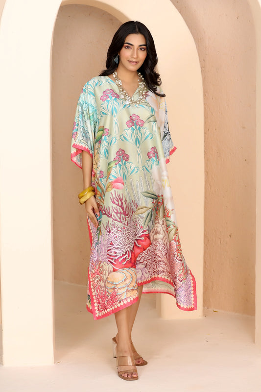 Boho Kaftan Coral