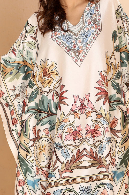 Boho Kaftan Golden Gow Cream
