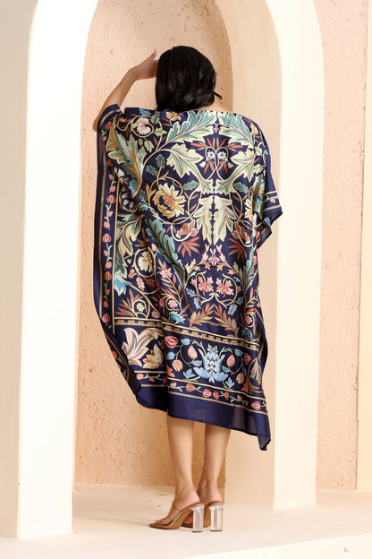 Boho Kaftan Golden Glow Navy Blue
