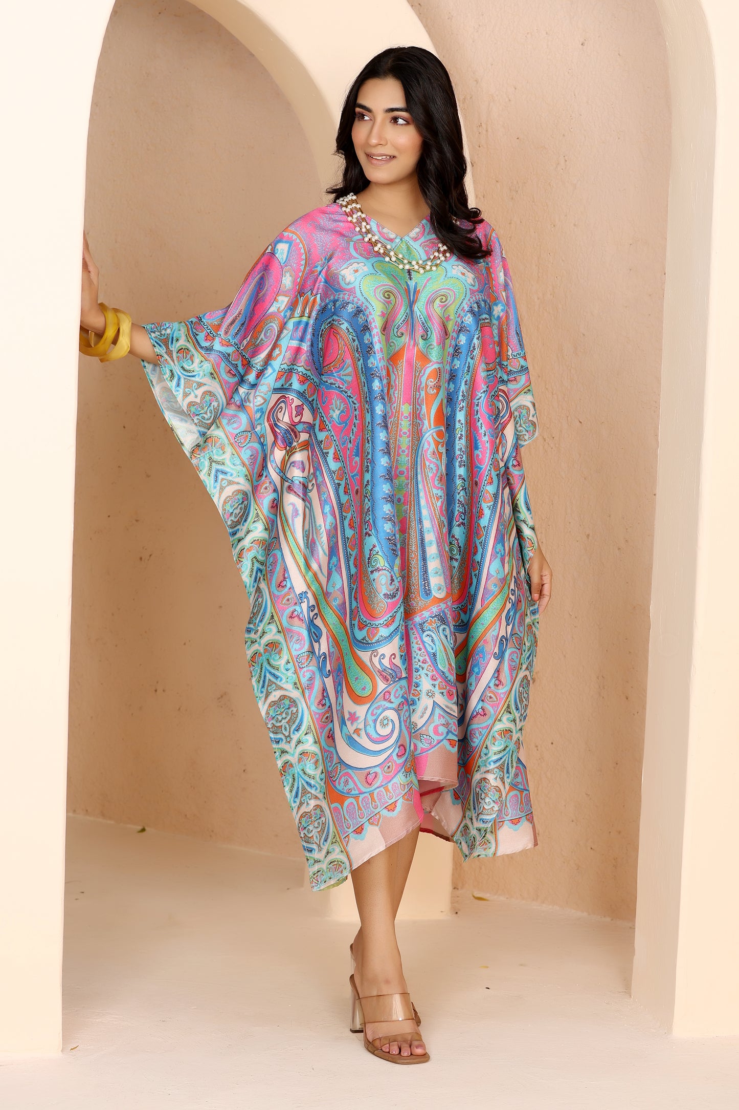 Boho Kaftan Pink Mulberry