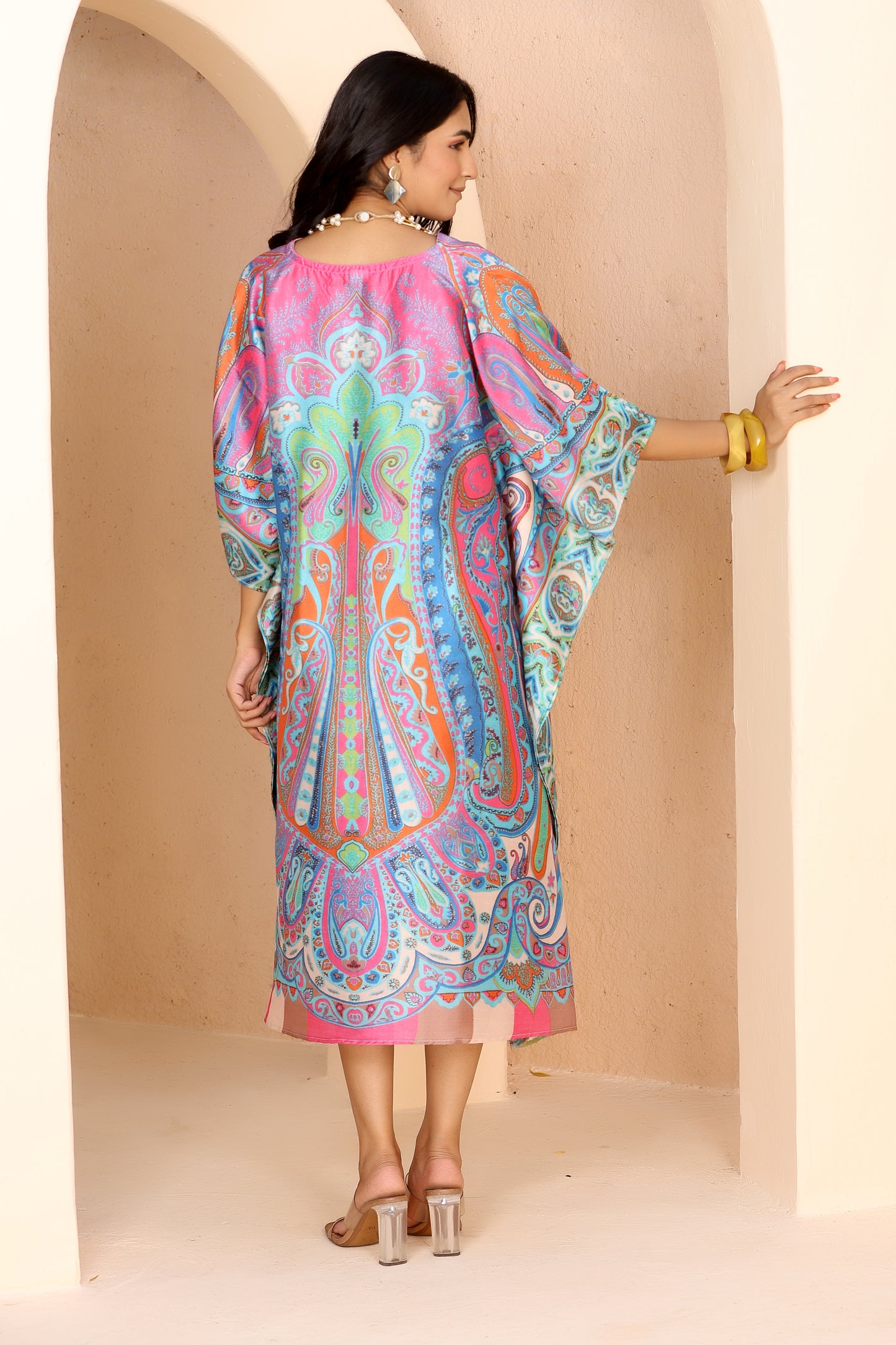 Boho Kaftan Pink Mulberry