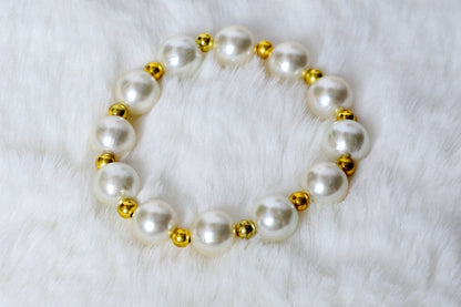 Bracelet Gold Pearl