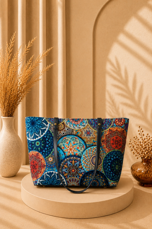 Shopper Mandala Blue