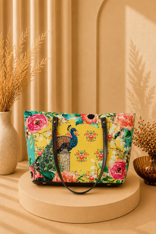 Shopper Single Peacock Yellow