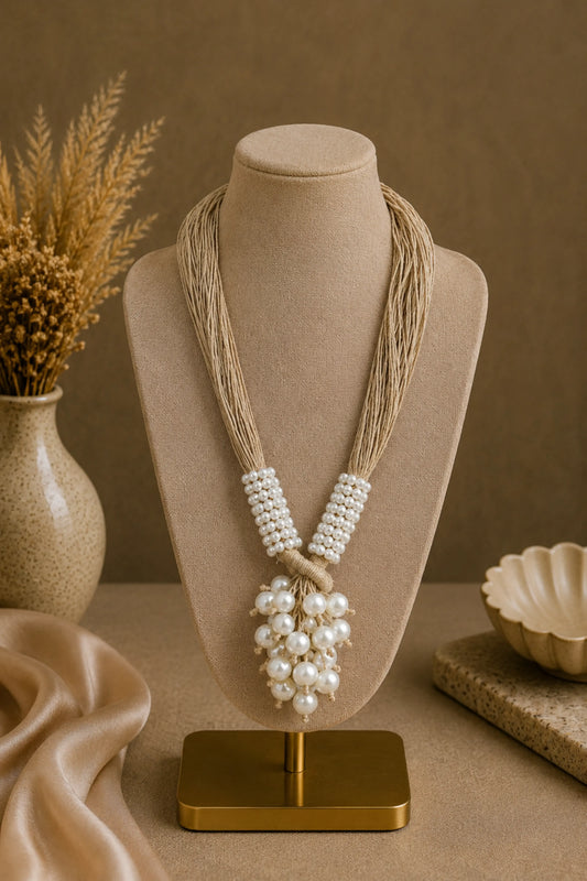 Necklace Pearl Angoori Natural