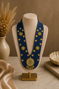 Necklace Jute Blue