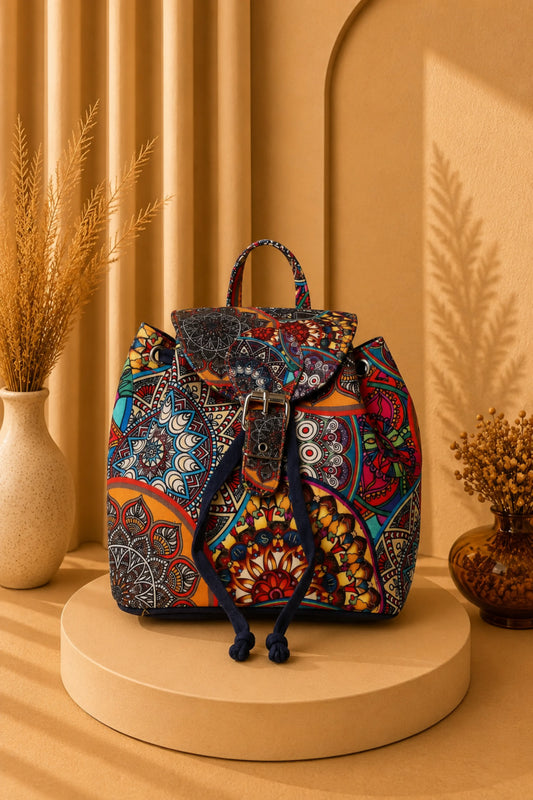 Diva Bag Orange Mandala