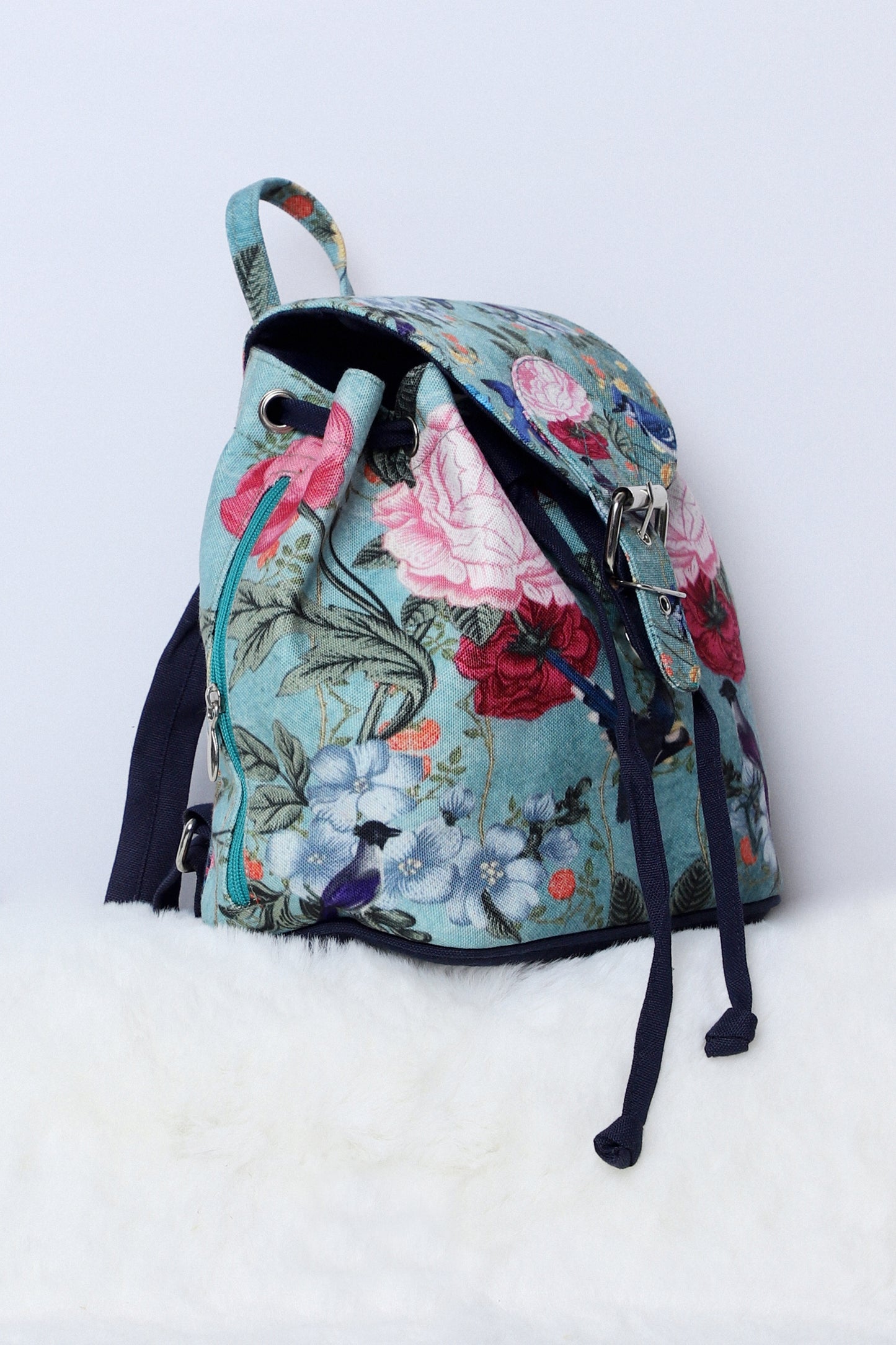 Diva Bag Garden Print Aqua