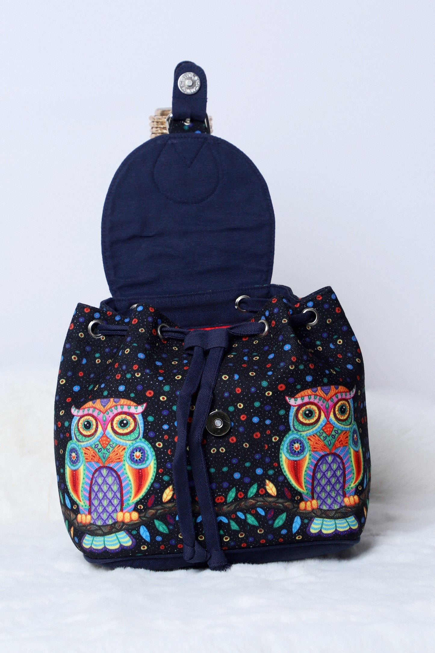 Diva Bag Single Black Owl