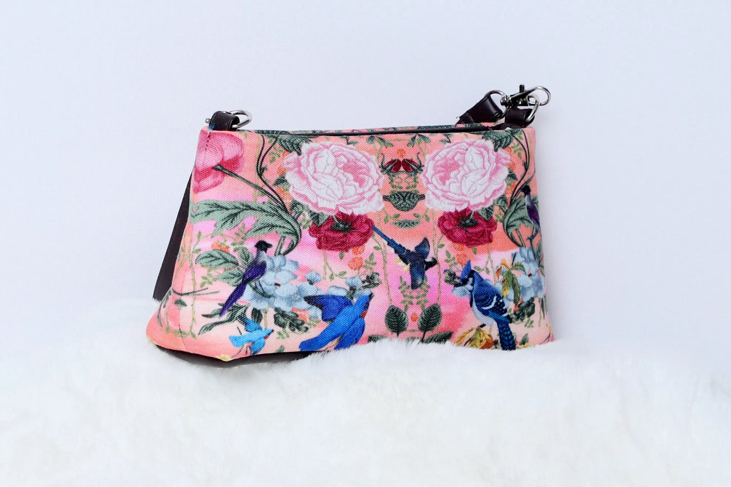 Eva Bag Garden print Peach