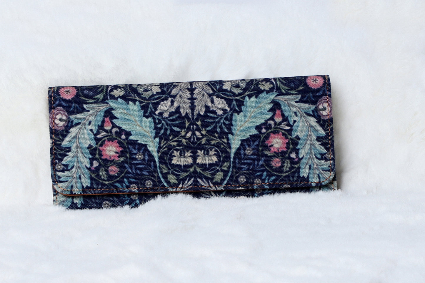 Flap Wallet William Morris Blue