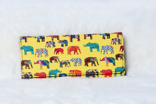 Flap Wallet ZZ Elephant Yellow