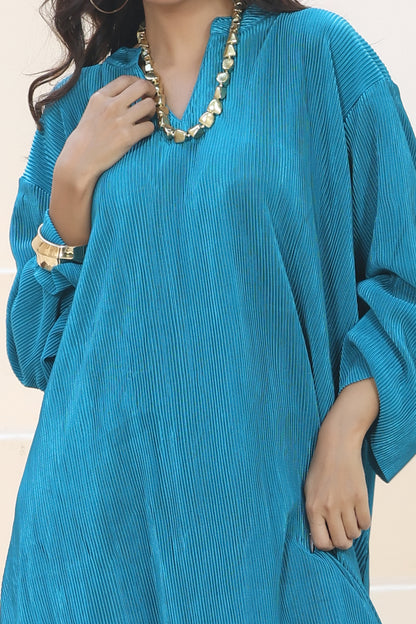 FlowLine Co-ord Set Aqua