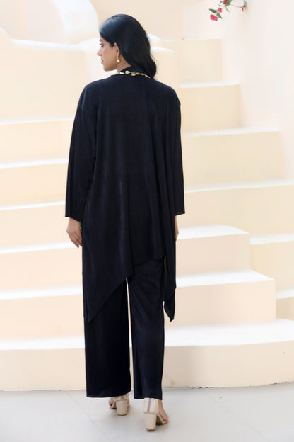 Flow Line Co-ord Set Black