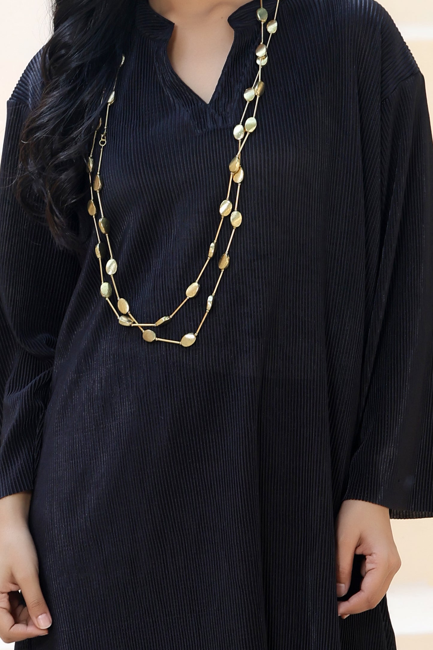 Flow Line Co-ord Set Black