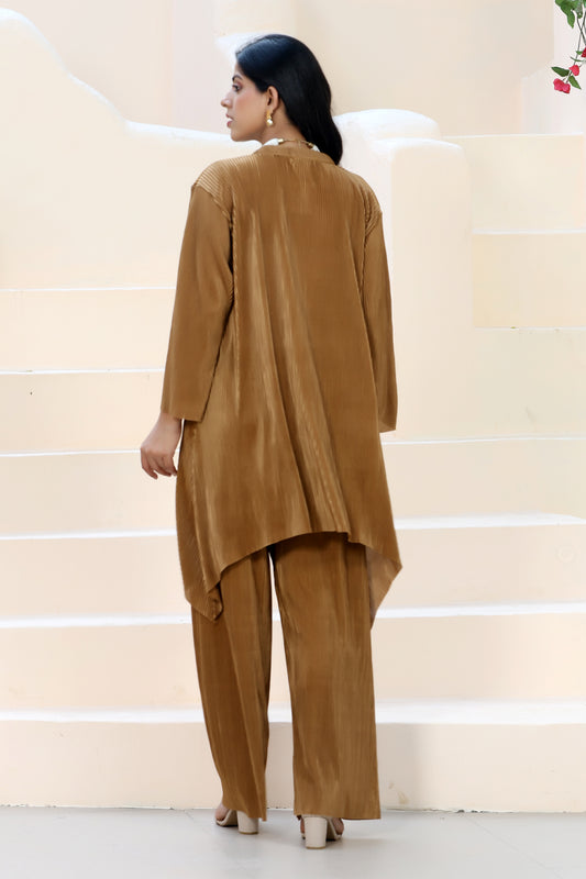 FlowLine Co-ord Set Brown