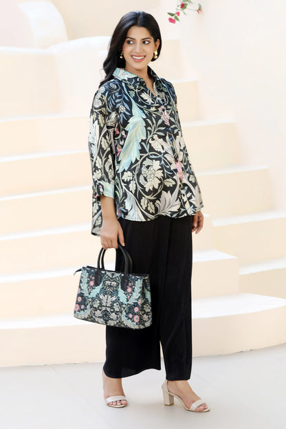 Golden Hour Shirt William Morris Black