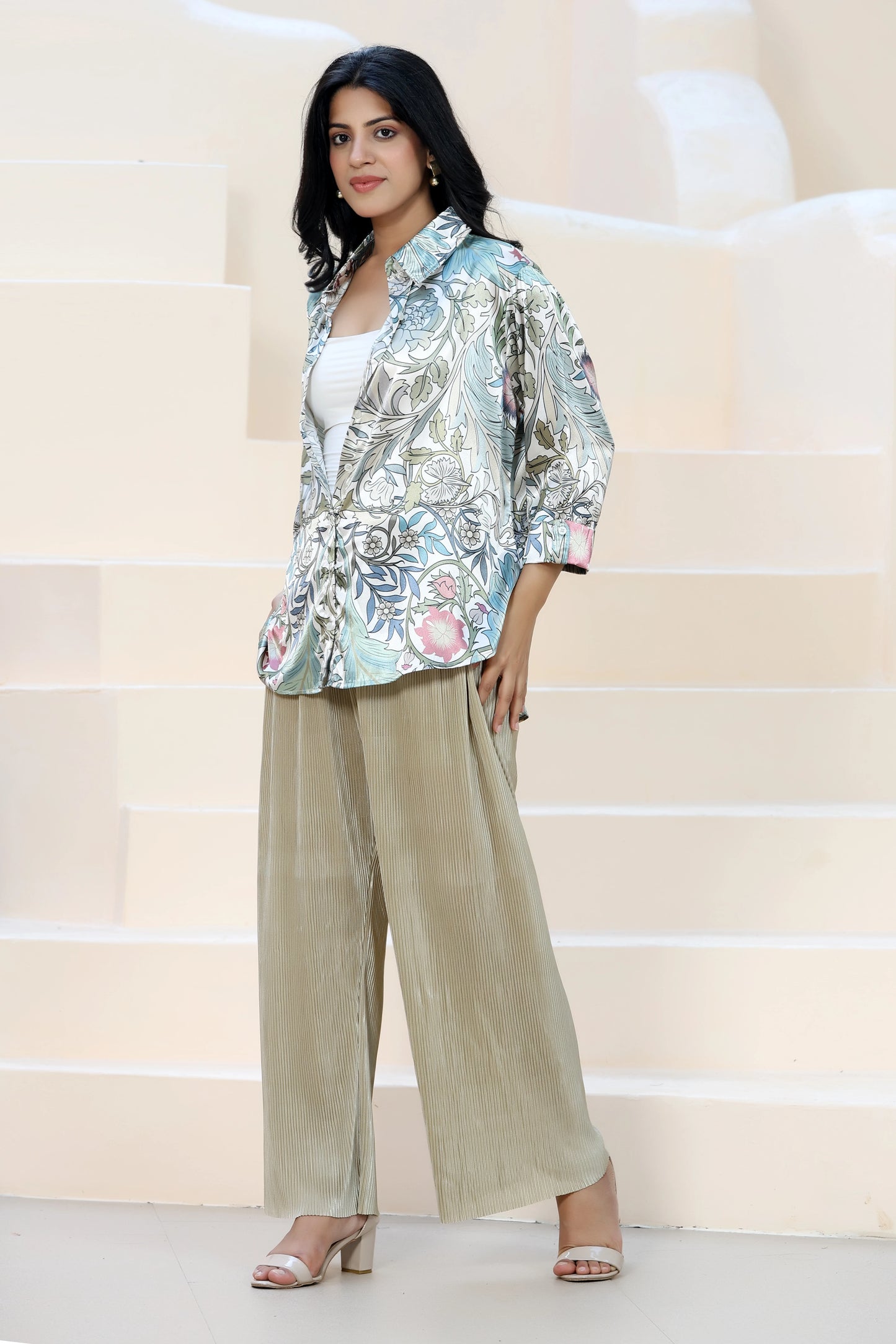 Golden Hour Shirt William Morris Cream