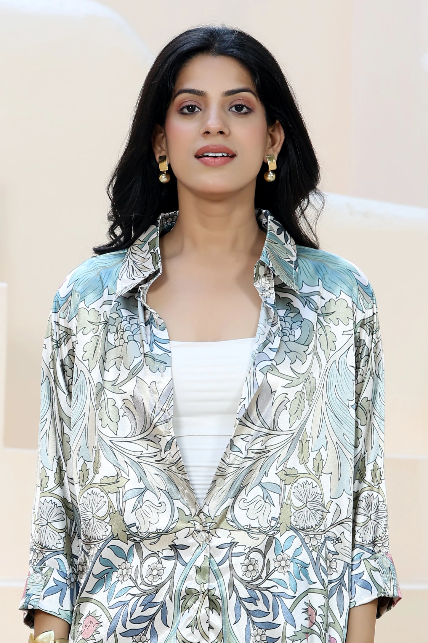 Golden Hour Shirt William Morris Cream