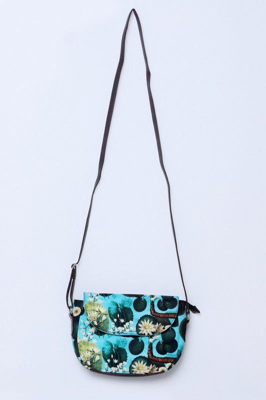 Messenger Bag Lotus Pond Light Aqua
