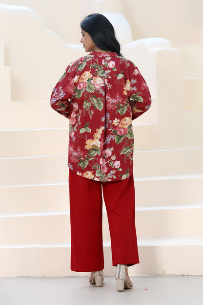 Mezo Dora Set Red Floral