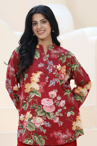 Mezo Dora Set Red Floral