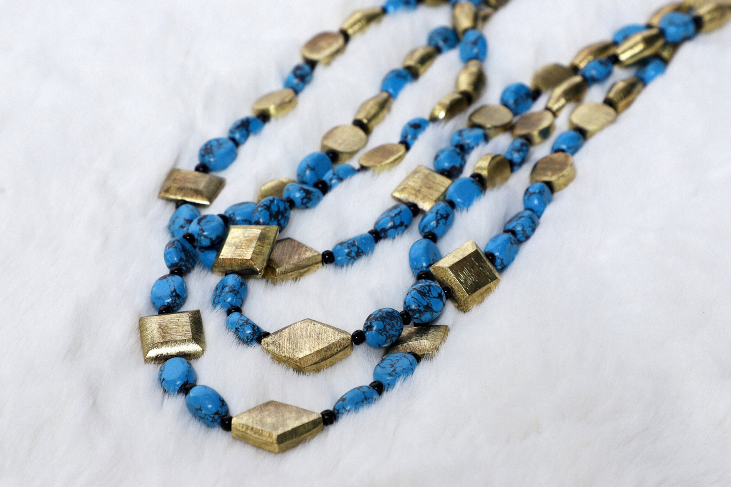 Necklace Blue Bloom