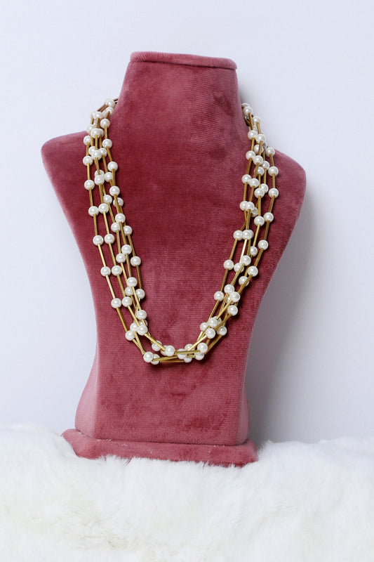 Necklace Pearl Gold