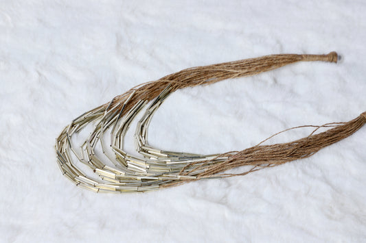 Necklace Silver Pipe