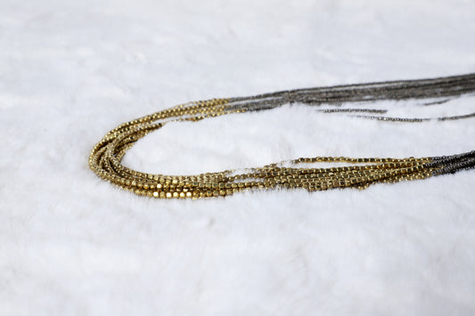 Necklace Tribal Trail Grey