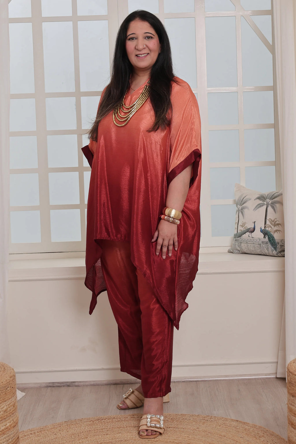 Shaded Summer Cool Set Maroon