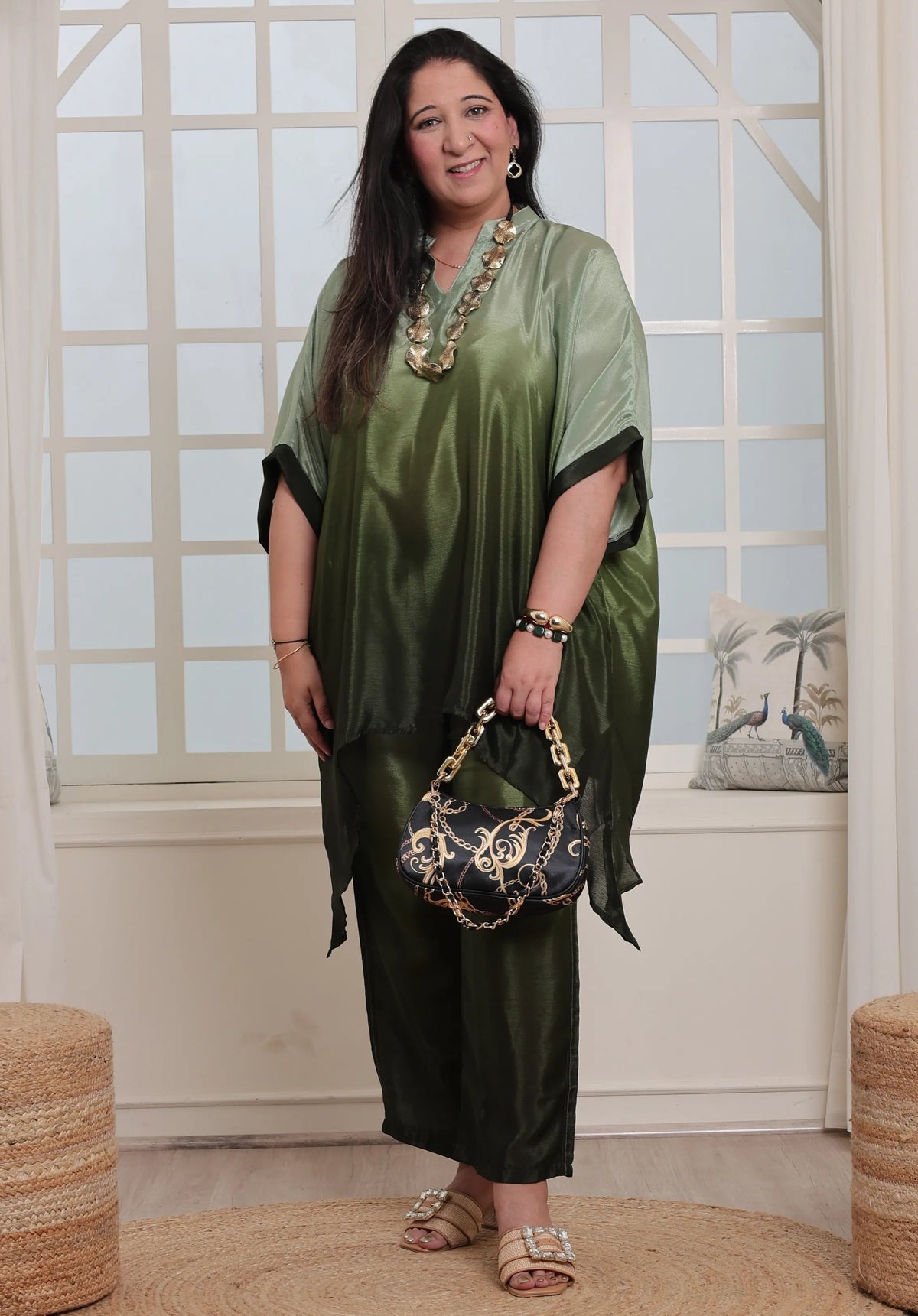 Shaded Summer Cool Set Olive Green