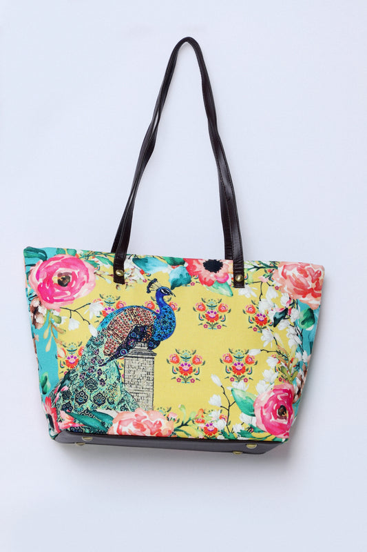 Shopper Single Peacock Yellow