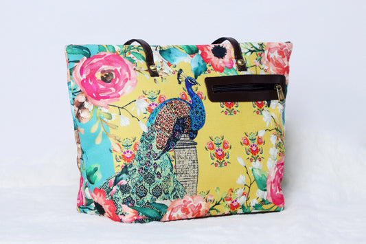 Shopper Single Peacock Yellow