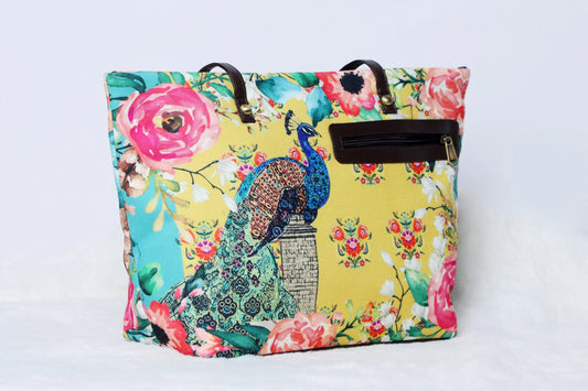 Shopper Single Peacock Yellow