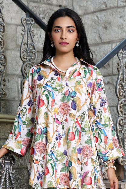 Signature Co-ord Set Fig Cream