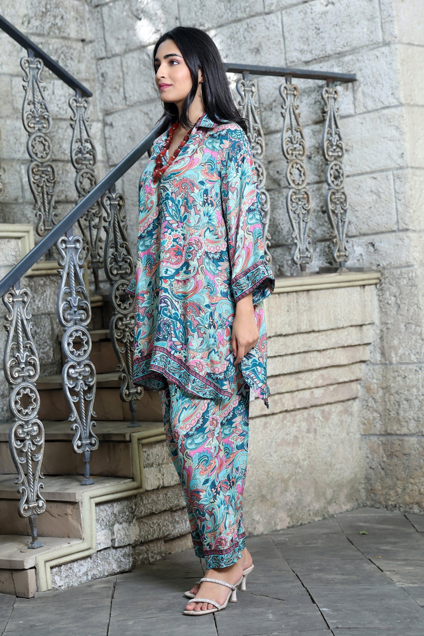 Signature Co-ord Set Aqua