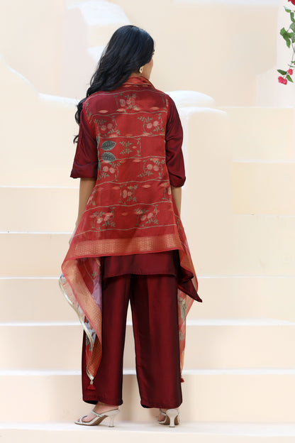 Summer Cool Set Maroon