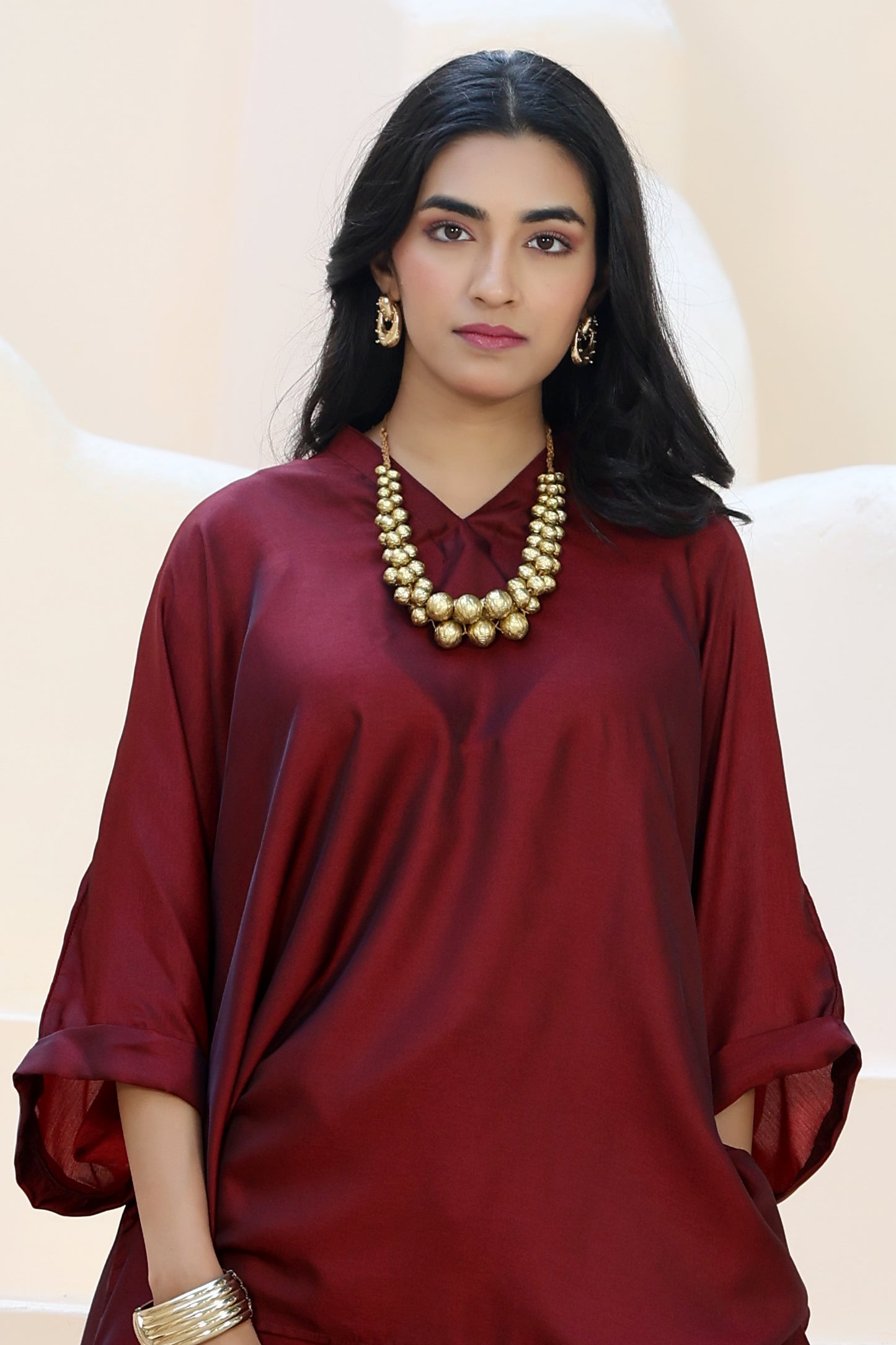 Summer Cool Set Maroon