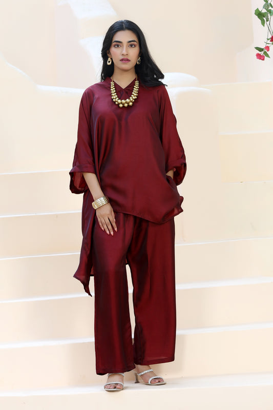 Summer Cool Set Maroon