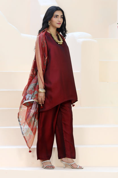 Summer Cool Set Maroon