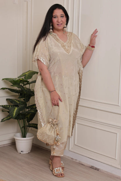 Tissue Kaftan Cream