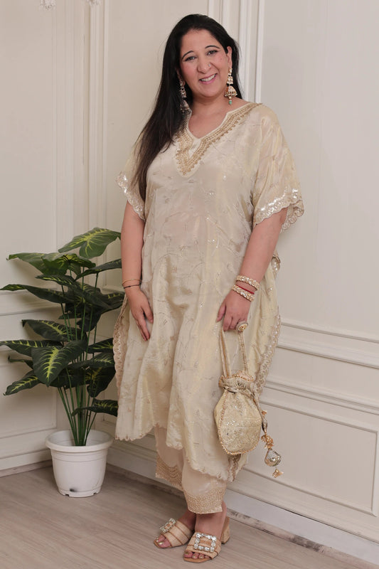 Tissue Kaftan Cream