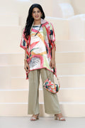 Tunic Top Abstract Leaf